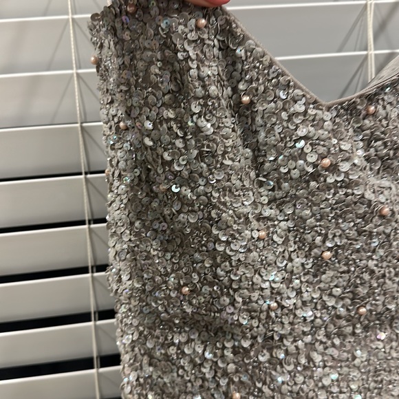 Parker Sequin and Fuax Pearl Dress - Picture 2 of 3